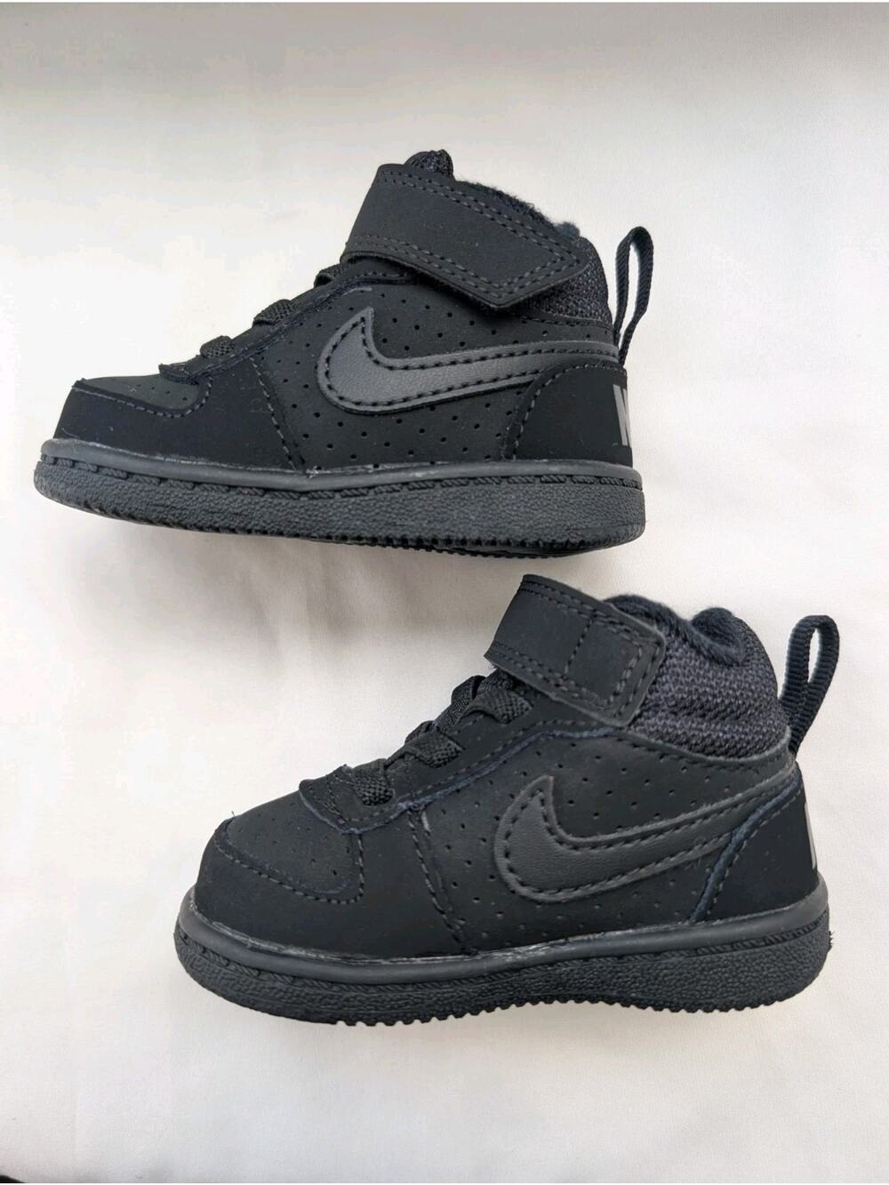 Nike Court Borough Mid 3C baby shoes All Black